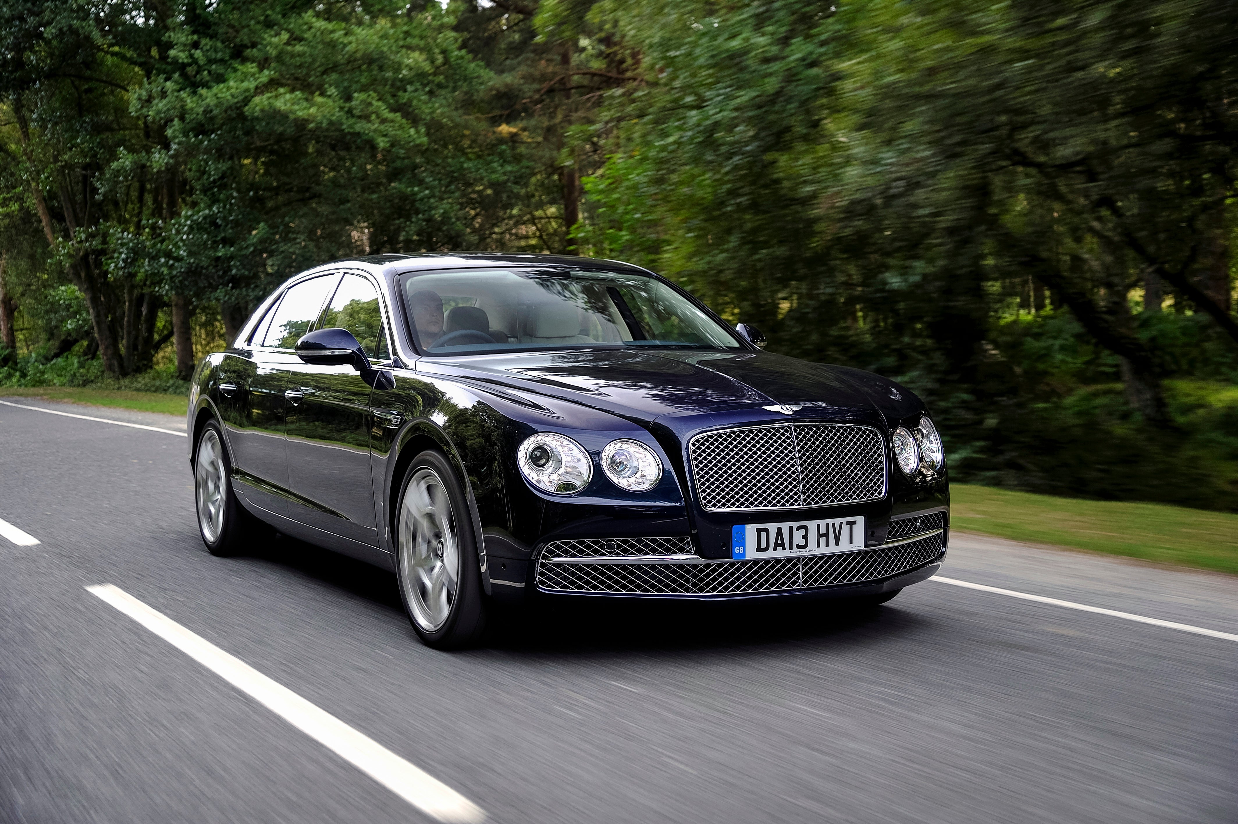 Bentley Flying Spur Driving Front 